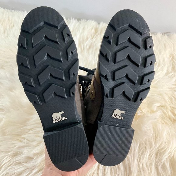 NWB Sorel Women's Emelie Lace Up Mid-Calf Waterproof Leather Boot - Sz 6.5US - Picture 10 of 13